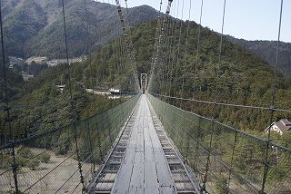 十津川村谷瀬の吊橋