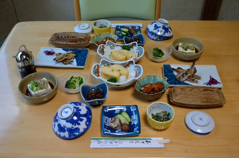 十津川荘の朝食