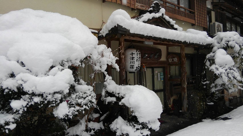 十津川村に雪が積もりました
